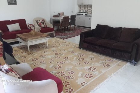 واحد مبله دوخواب در طبقه دوم ویلا در رامسر