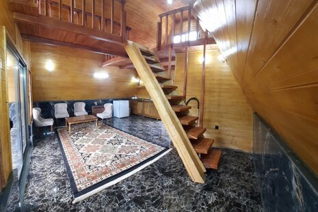 کلبه سوئیسی جکوزی دار تک خواب ماندگار در بابل