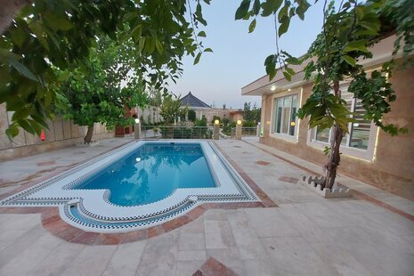 خانه ویلایی دو خواب مبله استخرآبگرم در شهریار