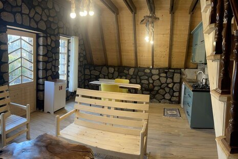 کلبه سوئیسی مبله دو خواب در تنکابن