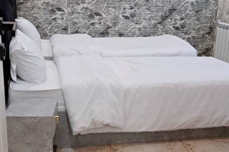 واحد مبله تکخواب دوتخته توئین در هتل آپارتمان در بندرانزلی