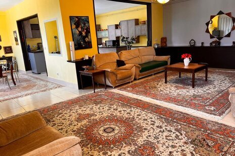 واحد دو خواب مبله طبقه همکف ویلا آفتاب در منجیل