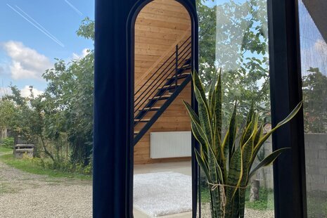 کلبه شیشه ای دوبلکس تکخواب  افرا در ماسال