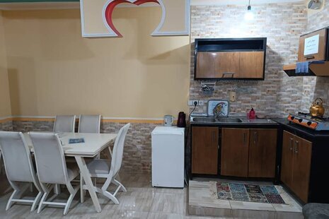 واحد مبله تراس دار 8 در هتل آپارتمان قشم