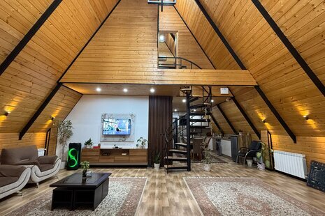 کلبه دوبلکس سوئیسی دوخواب تی تی در ماسال