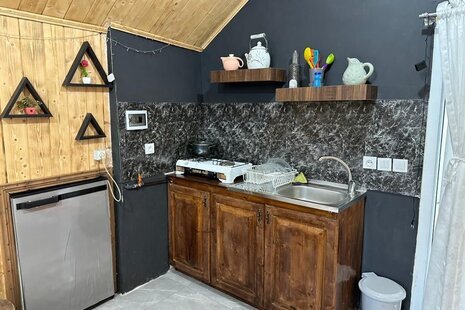 کلبه دوبلکس دوخواب مبله جکوزی دار گلدشت در کلاردشت