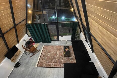 کلبه سوئیسی دوبلکس تکخواب آریمان در رستم آباد