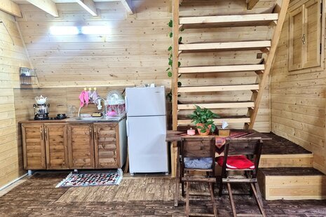 کلبه سوئیسی دوبلکس دوخواب استخردار در سوادکوه