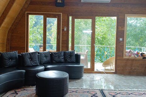 کلبه دوبلکس سوئیسی خان عمو در سوادکوه