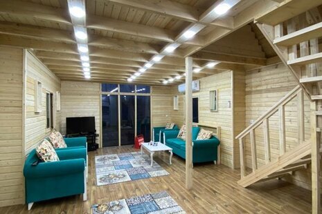 کلبه دوبلکس دو خواب در روستا دافچاه خمام