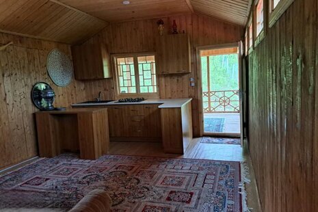 واحد مبله تکخواب در طبقه اول ویلا در شفت