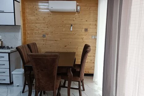 کلبه چوبی مبله تکخواب آوای نجیب در شیرگاه