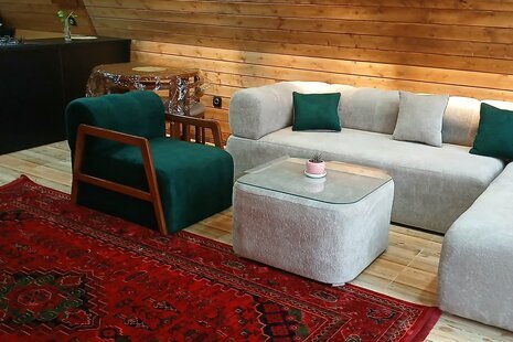 کلبه سوئیسی دوبلکس جکوزی دار مبله دوخواب در رشت