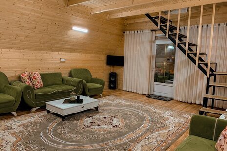 کلبه سوئیسی تکخواب جنگلی دریاچه 2 در شیرگاه