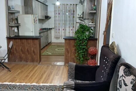 واحد مبله دوخواب در طبقه اول ویلا در رستم آباد