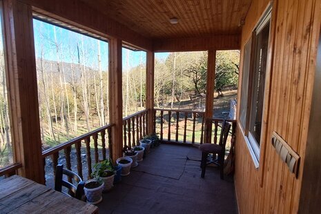 کلبه چوبی تکخواب محمد در ماسال