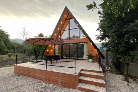 کلبه دوبلکس سوئیسی آلپ در ماسال