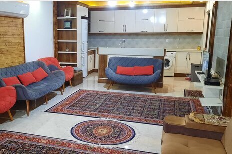 واحد دو خواب در طبقه همکف ویلای گلپر بابل