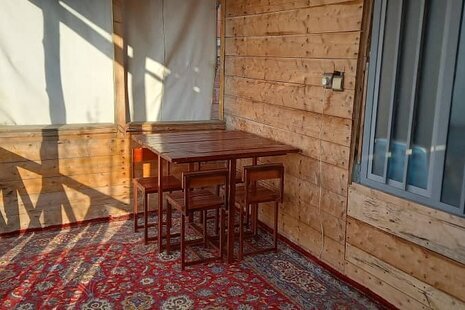 کلبه دوطبقه تکخواب تراس دار در بابل