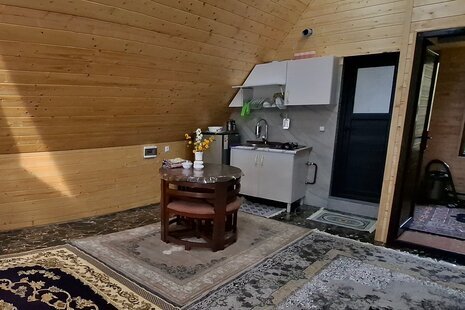 کلبه سوئیسی مبله تکخواب پدر در ماسال