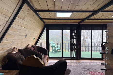 کلبه سوئیسی تکخواب قلعه در سوادکوه