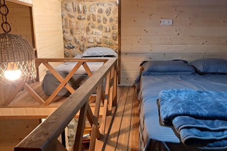 کلبه چوبی دوبلکس آرام در فشم