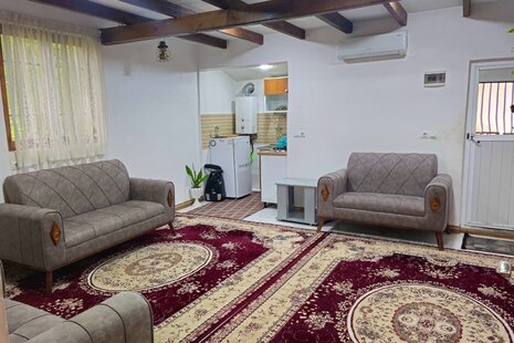 کلبه چوبی دوبلکس دوخواب در فومن