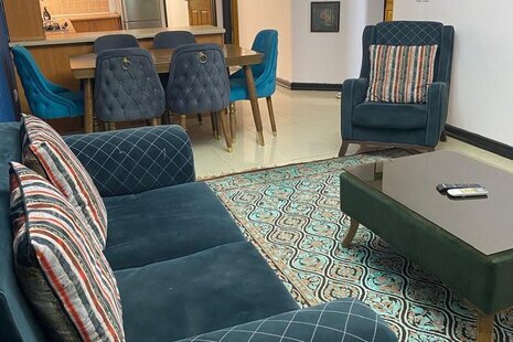 آپارتمان مبله تکخواب طبقه 1 در شهرک صدف