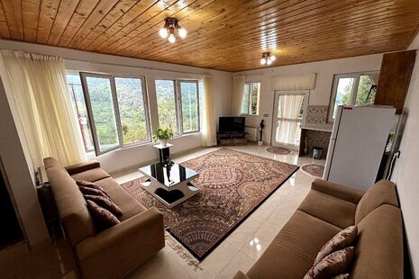 کلبه سوئیسی دوبلکس مبله دوخواب شیرزاد در شفت