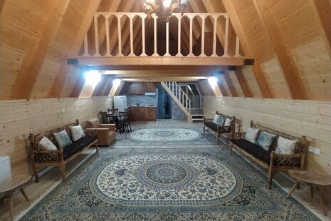 کلبه سوئیسی دوبلکس تکخواب در بابل