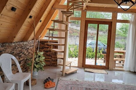 کلبه سوئیسی مبله تکخواب شریف در کتالم و سادات شهر