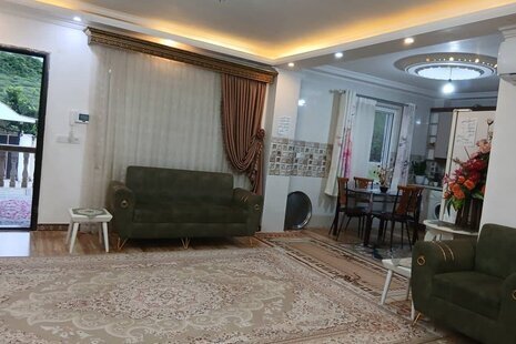 واحد مبله سه خواب در طبقه همکف ویلا در فومن