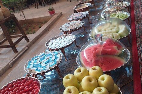 اتاق دو نفره در هتل سنتی در یزد