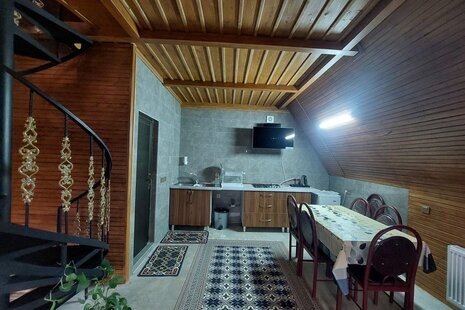 کلبه جنگلی تکخواب الدار گرگانی در سوادکوه