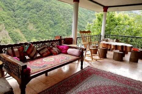 واحد طبقه اول دوبلکس در باغ ویلا در تنکابن