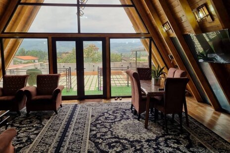 کلبه سوئیسی استخردار 3 خواب وولی تو در شیرگاه