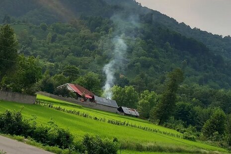 واحد مبله سه خواب در طبقه دوم ویلای فومن