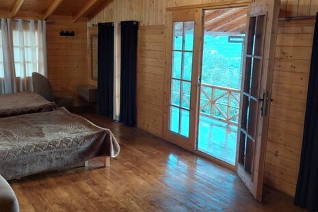 ویلا چوبی دوبلکس تک خواب آواناز در شیرگاه