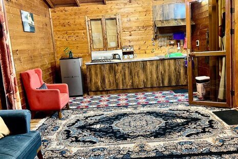 ویلا تکخواب مبله چوبی لاله در سوادکوه