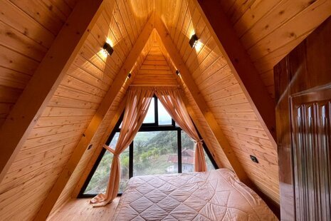 کلبه سوئیسی دوبلکس دوخواب جکوزی دار در سوادکوه