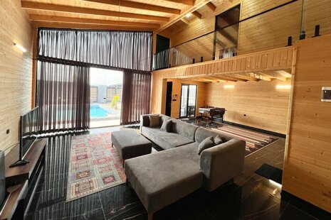 ویلا دوبلکس استخردار مبله دوخواب چوبی لیانا در نور