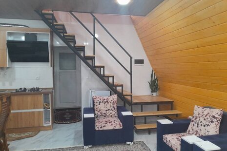 کلبه سوئیسی دوبلکس مبله دوخواب سیروس در ماسال