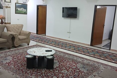 واحد مبله دوخواب در طبقه همکف ویلا در رامسر