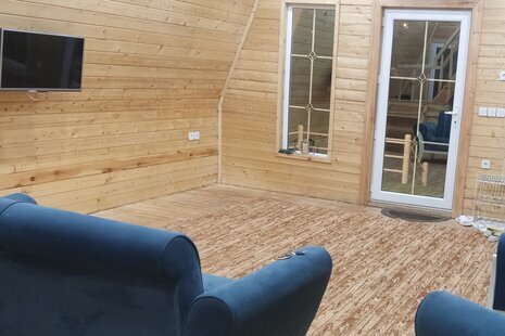 کلبه سوئیسی دوبلکس تکخواب در خمام