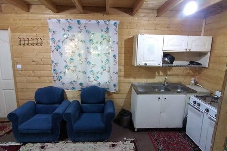 کلبه دوبلکس تکخواب چوبی سامان در ماسال