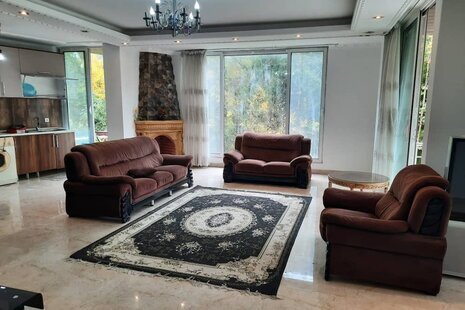 واحد مبله دوخواب در طبقه اول ویلا در چالوس