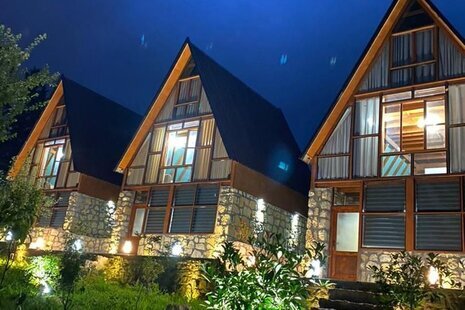 کلبه سوئیسی دوبلکس تک خواب  جکوزی دار شووا 2 در شیرگاه