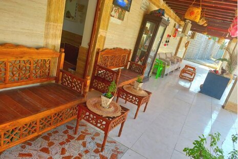 اتاق تکخواب در بومگردی بکر در قشم