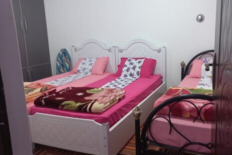 واحد مبله تکخواب خان رمکی در طبقه همکف ویلای جواهرده