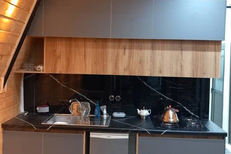 کلبه سوئیسی دوخواب  جکوزی دار در رامسر